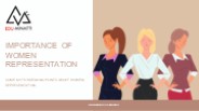 IMPORTANCE OF WOMEN REPRESENTATION