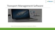 Transport Management Software