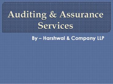 Top-Rated Auditing and Assurance Services – HCLLP