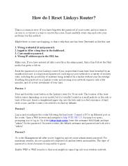 How to login to my linksys router