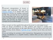 Luxury Interior Design Studio East London