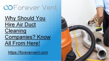 Air Duct Cleaning Companies in Arizona | Forever Vent