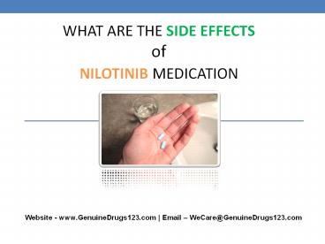 Does TASIGNA Cause Hair Loss?