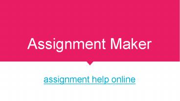 Online Homework Writing Services Australia | Assignment Maker