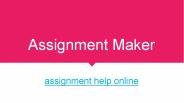 Online Homework Writing Services Australia | Assignment Maker