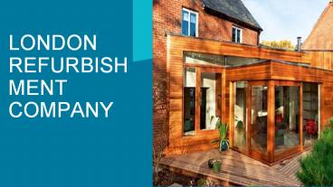 Are you looking for a professional bathroom refurbishment service in London?