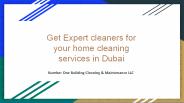 House cleaning services Dubai