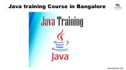 java training bangalore