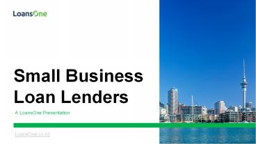 Small Business Loan Lenders in New Zealand