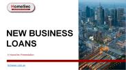 New Business Loans in Australia