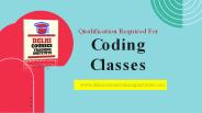 Qualification Required For Coding Course