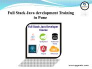 Full Stack Java Development
