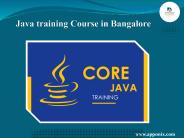 Java training Course in Bangalore
