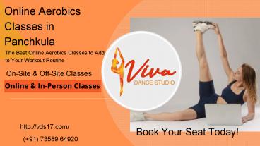 Online  Aerobics Classes in Panchkula - vds17