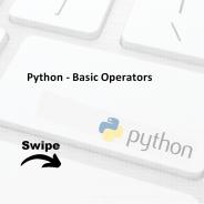 Python - Basics Operations