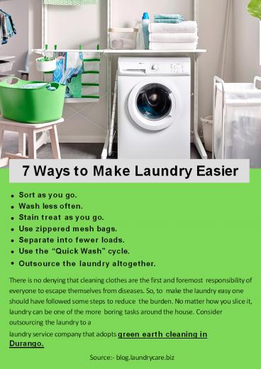 7 Ways to Make Laundry Easier