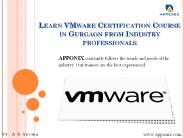 VMware Certification Course in Gurgaon