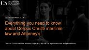 Corpus Christi maritime law