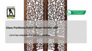 Glass Partitions Dubai | Room Divider UAE