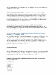 Meeting Management Software Market