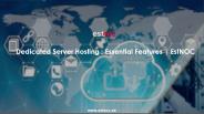 Dedicated Server Services | EstNOC
