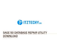 Sage 50 database repair utility