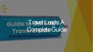 Travel Leads_ a Complete Guide
