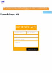Movers in Everett WA