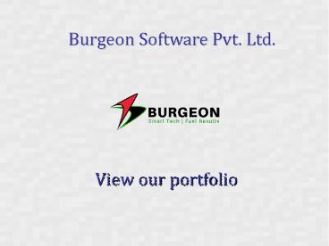 Web Design Company in India - Presentation