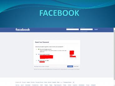 How to get facebook password recovery number