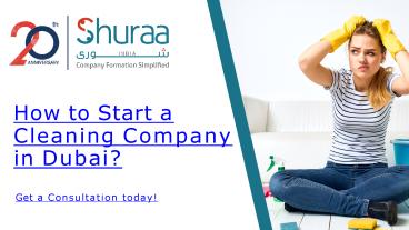 How to start a cleaning company in dubai