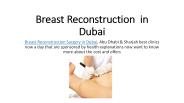 Breast Reconstruction in Dubai
