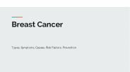Breast Cancer (1)