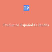 Traductor español tailandés