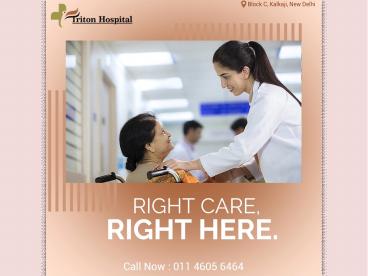 Best Multispecialty Hospital in South Delhi, Best Laboratory in South Delhi - Triton Hospital