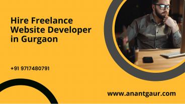 Hire Freelance Website Developer in Gurgaon - Anant Gaur