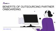 Benefits of partner onboarding