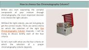 How to choose Gas Chromatography Column?