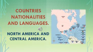 North America, South America Countries.