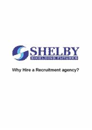 Why Hire a Recruitment Agency? - Shelby Global