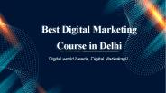 Best Digital Marketing Course In Delhi