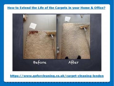 How to Extend the Life of the Carpets in your Home & Office