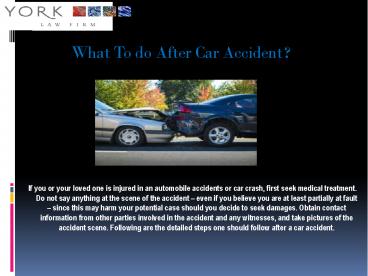 What to do After Car Accident