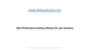 Best Performance testing software for your business
