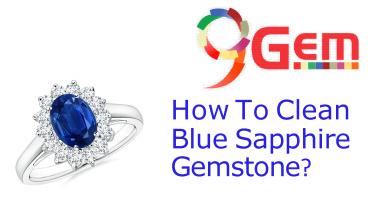 How to Clean Blue sapphire Gemstone