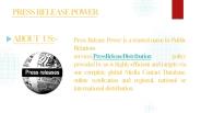 Press Release Power Site