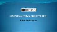 Essential Items For Kitchen