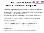 Best Semiconductor Design Service Company in India