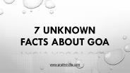 7 Unknown Facts About Goa