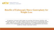 What is Endoscopic Sleeve Gastroplasty?